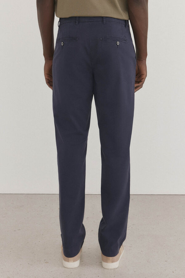 Pedro del Hierro Pantal&oacute;n chino premium ligero regular fit Azul