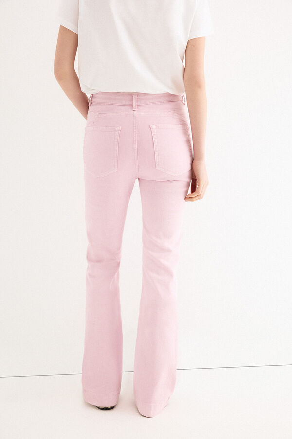 Pedro del Hierro Jeans push up flare Rosa