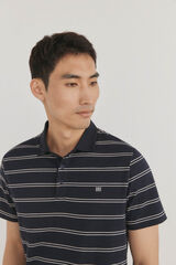 Pedro del Hierro Polo de rayas Azul