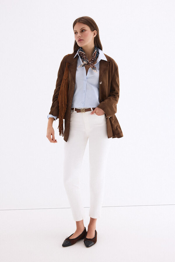 Pedro del Hierro Jeans skinny push up Blanco