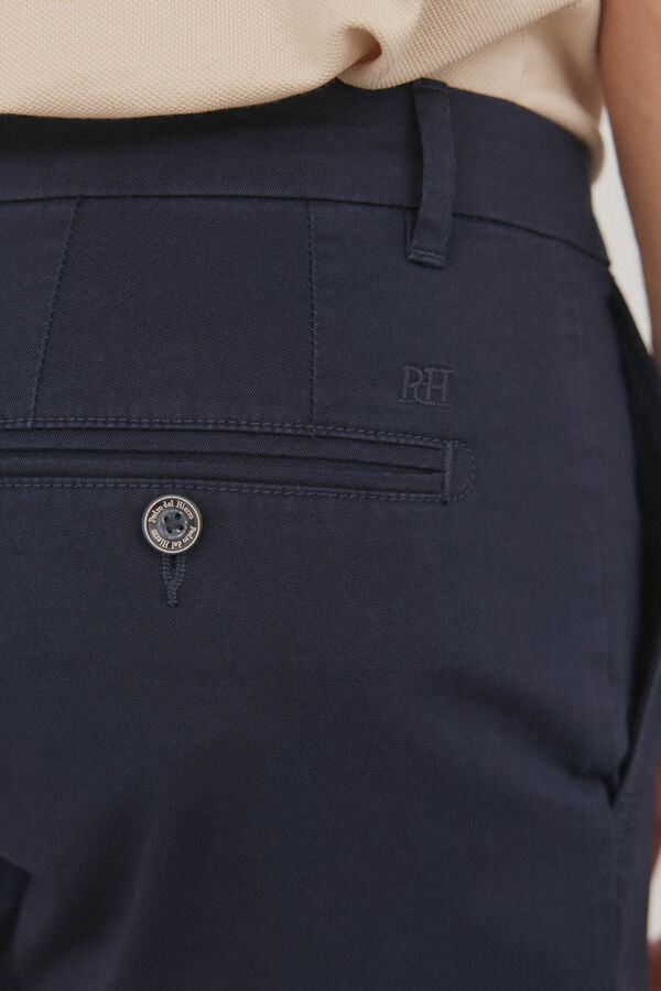 Pedro del Hierro Bermudas chino premium flex Azul