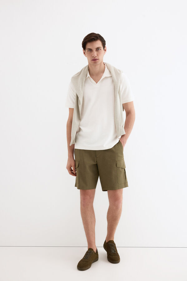 Pedro del Hierro Bermuda cargo regular Verde