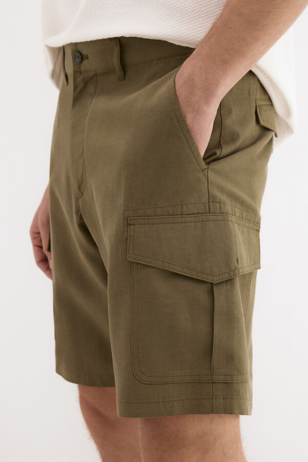 Pedro del Hierro Bermuda cargo regular Verde