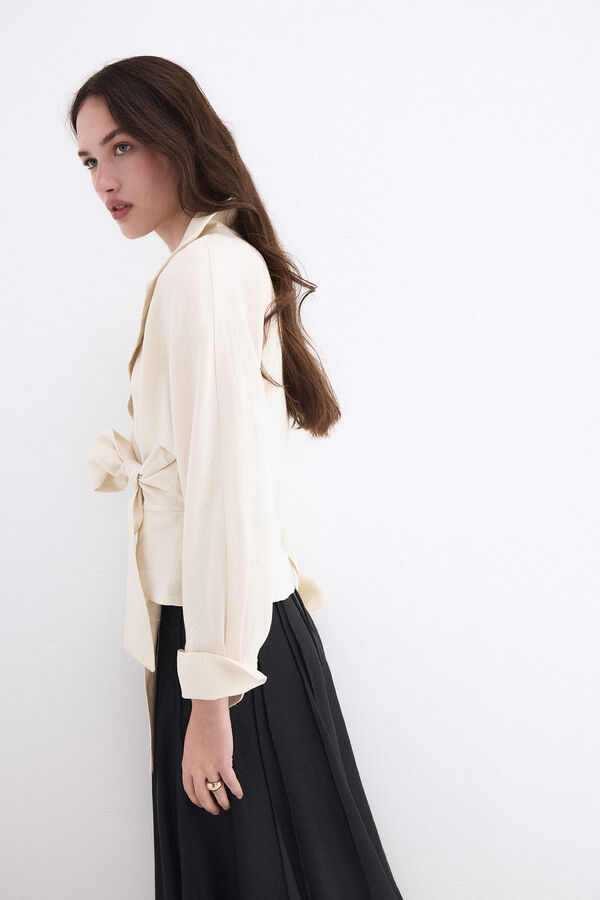 Pedro del Hierro Blazer con nudo Crudo