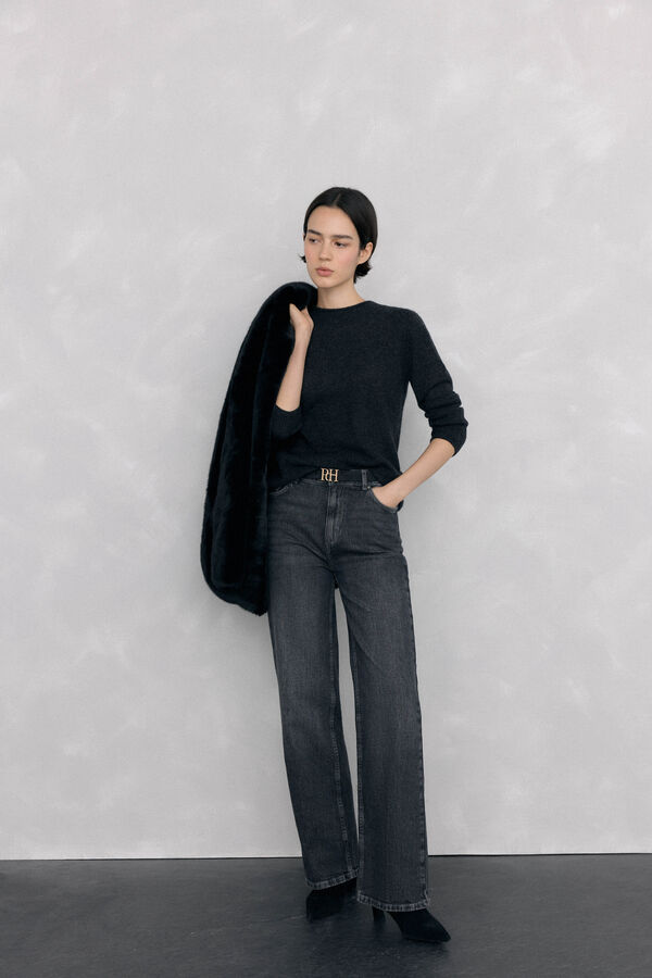 Pedro del Hierro Jersey cashmere Gris