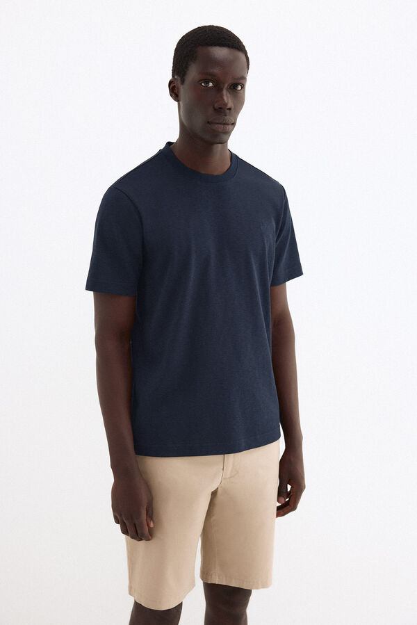 Pedro del Hierro Camiseta lisa Azul