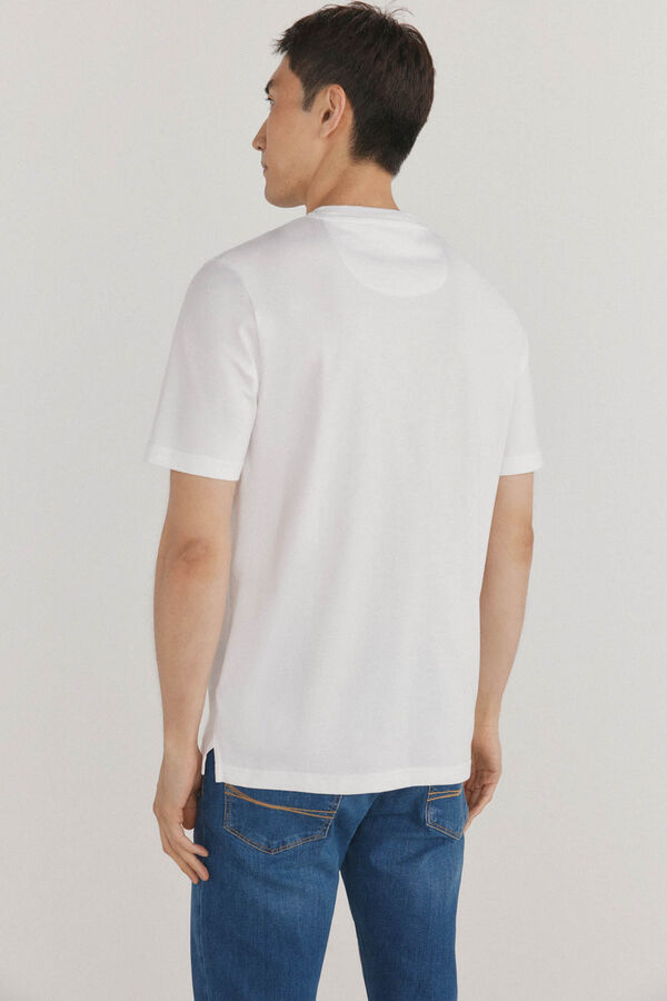 Pedro del Hierro Camiseta b&aacute;sica Blanco