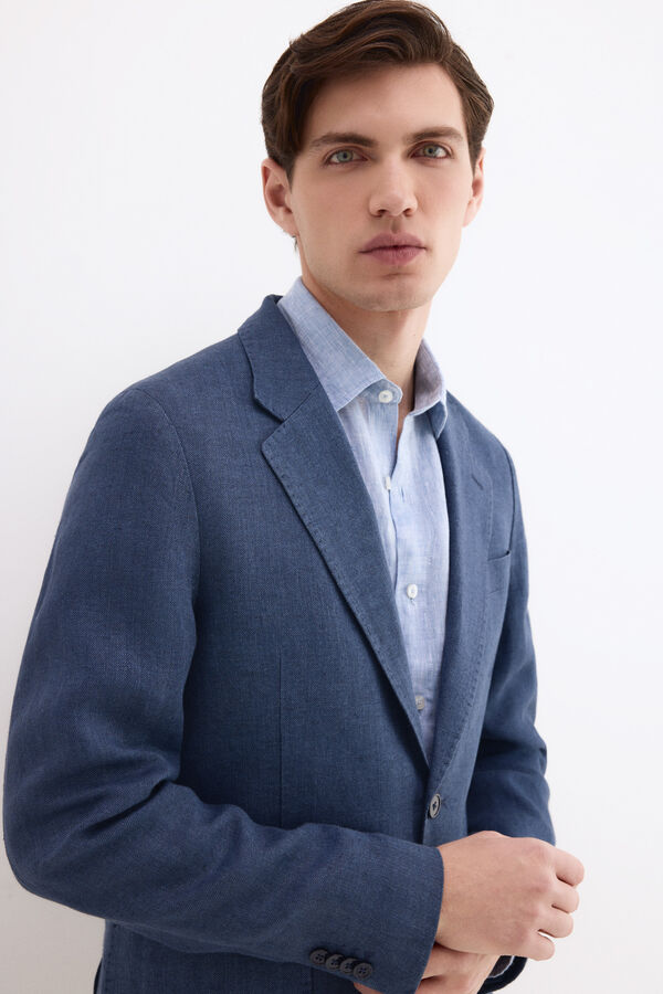 Pedro del Hierro Americana espiga lino Azul