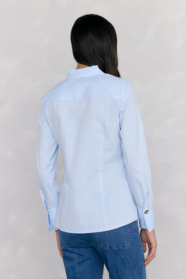 Pedro del Hierro Camisa estructurada Azul