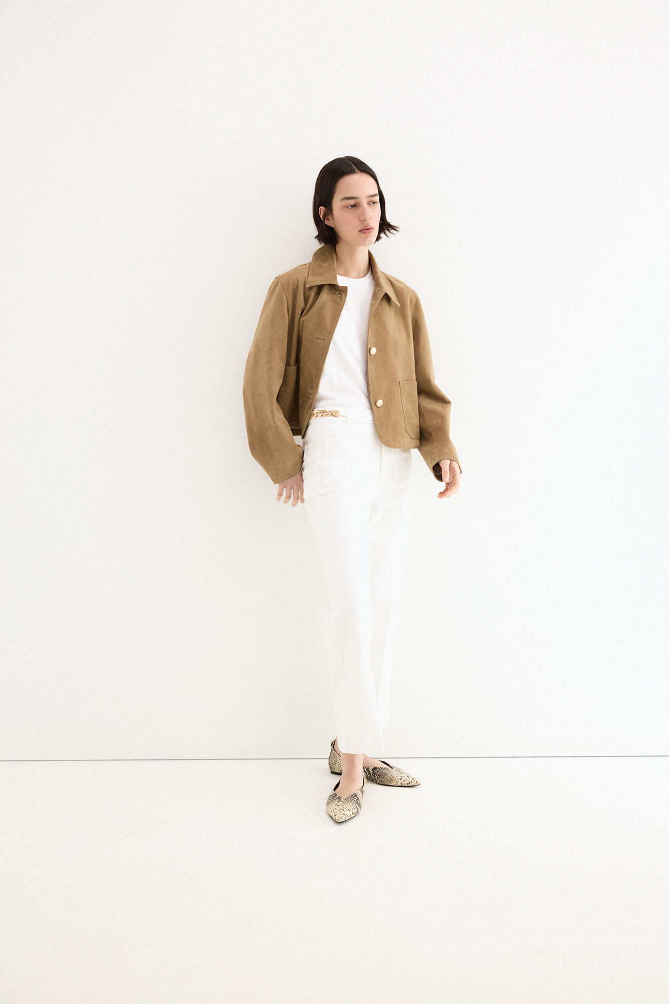 Pedro del Hierro Jeans stove pipe cropped