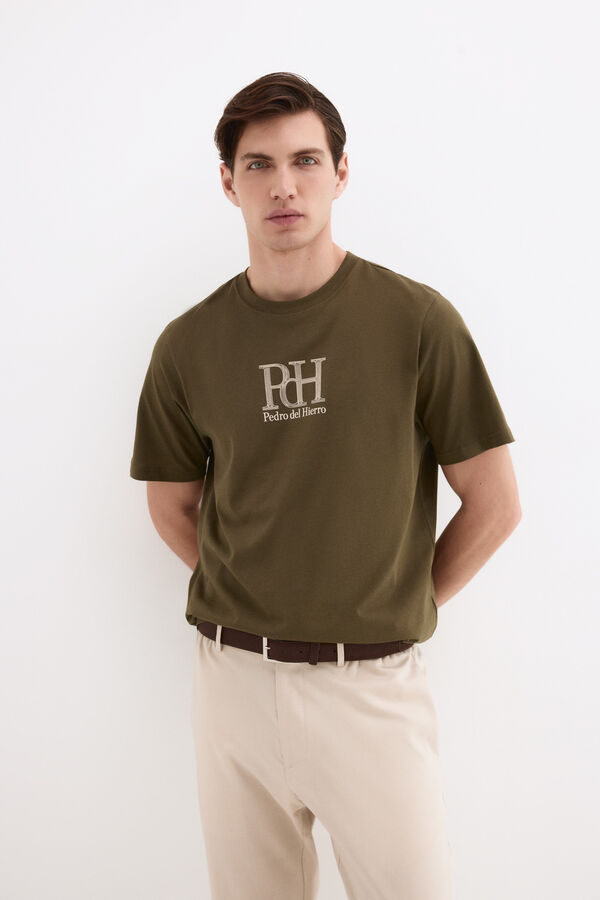 Pedro del Hierro Camiseta logo Verde