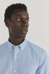 Pedro del Hierro Camisa lisa non iron + antimanchas Azul