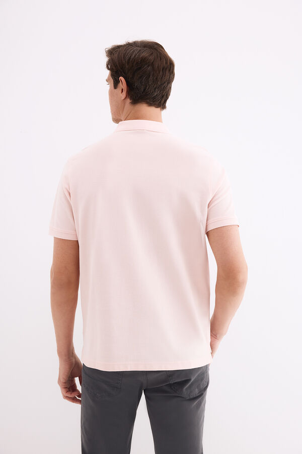 Pedro del Hierro Polo b&aacute;sico piqu&eacute; Rosa
