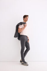 Pedro del Hierro Pantal&oacute;n 5 bolsillos slim Gris