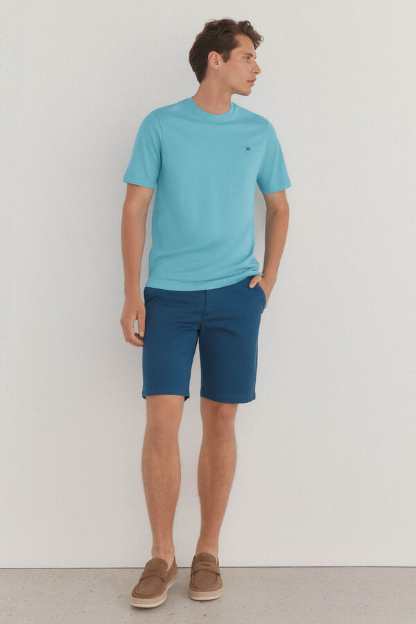 Pedro del Hierro Camiseta b&aacute;sica Turquesa