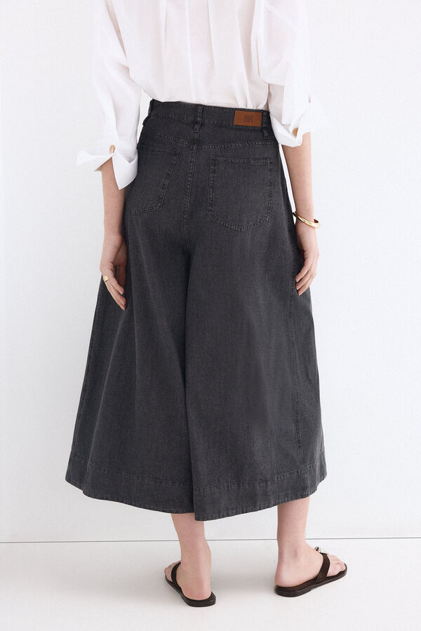 Pedro del Hierro Falda-pantal&oacute;n de mezclilla Gris