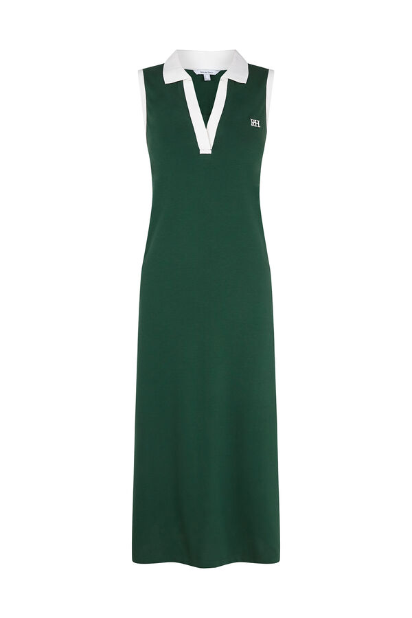 Pedro del Hierro Vestido cuello polo Verde