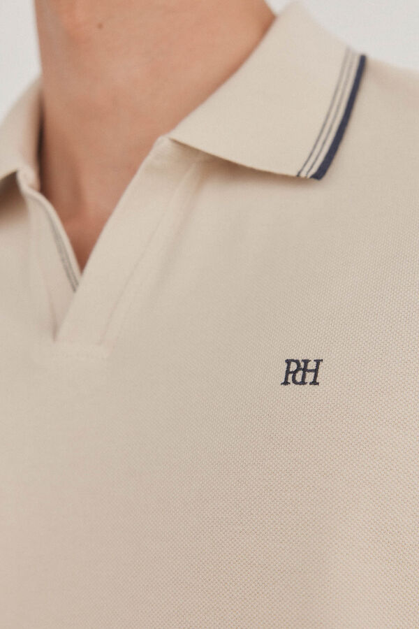 Pedro del Hierro Polo tips Beige