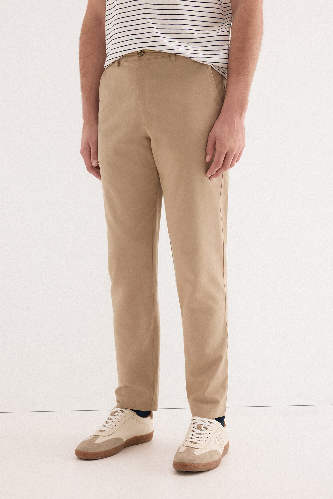 Pedro del Hierro Pantal&oacute;n lino worker regular
