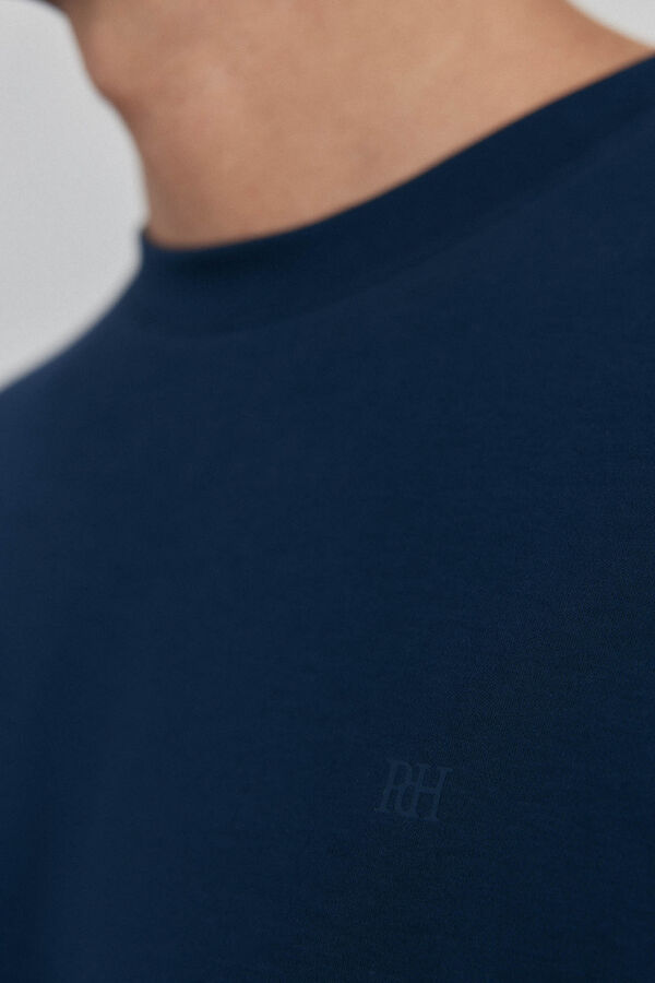 Pedro del Hierro Playera mercerizada Azul