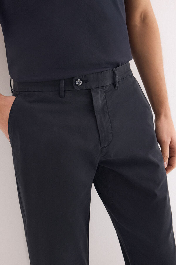 Pedro del Hierro Pantal&oacute;n chino regular fit Azul