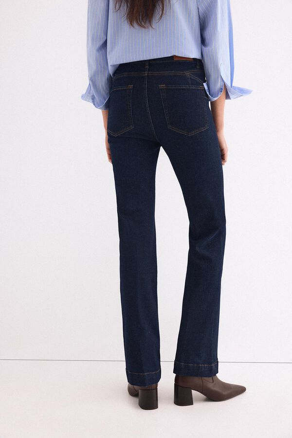 Pedro del Hierro Jeans push up flare Azul
