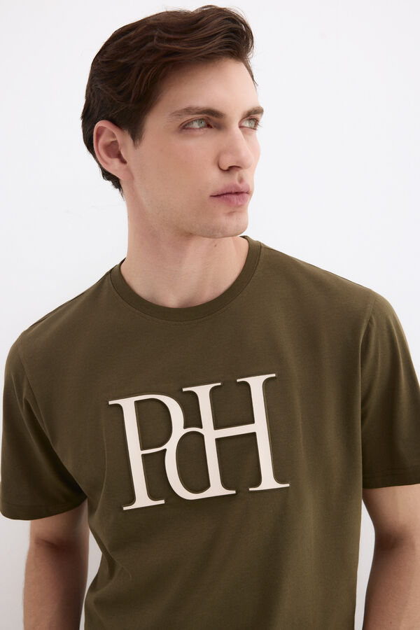 Pedro del Hierro Camiseta logo grande Verde