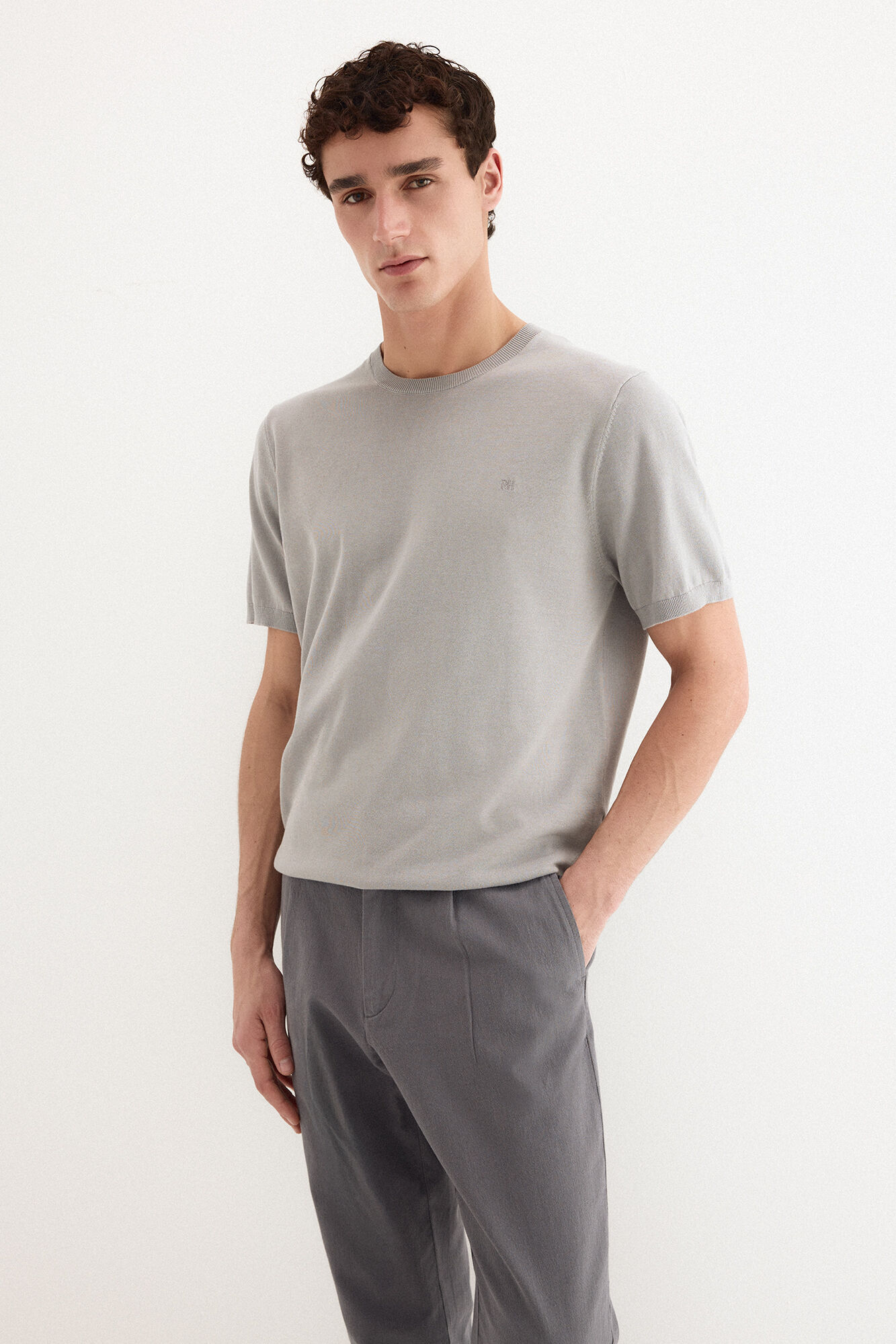 Pedro del Hierro Camiseta jersey premium manga corta algod&oacute;n