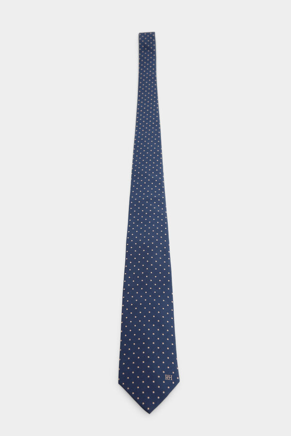 Pedro del Hierro Corbata seda natural Azul