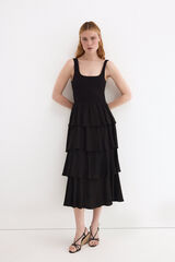 Pedro del Hierro Vestido bailarina Negro