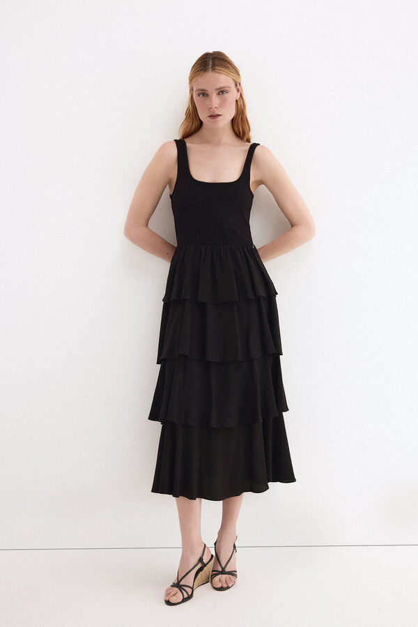 Pedro del Hierro Vestido bailarina Negro