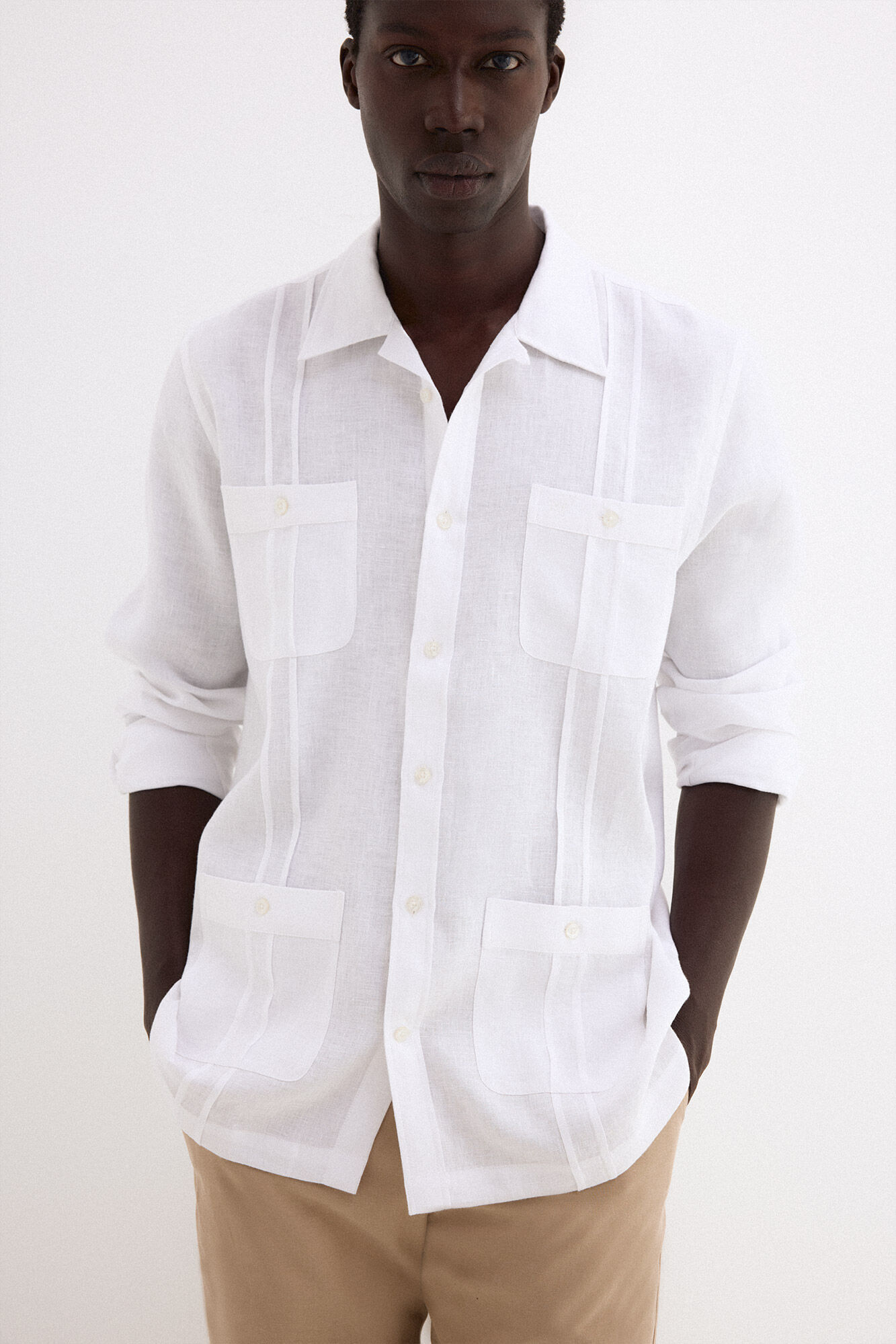 Pedro del Hierro Guayabera lino