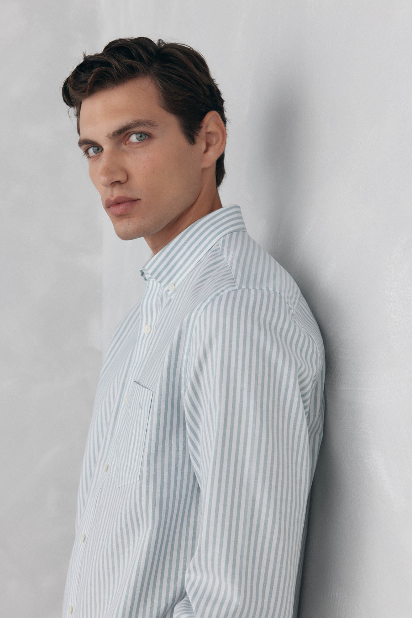 Pedro del Hierro Camisa non iron oxford rayas