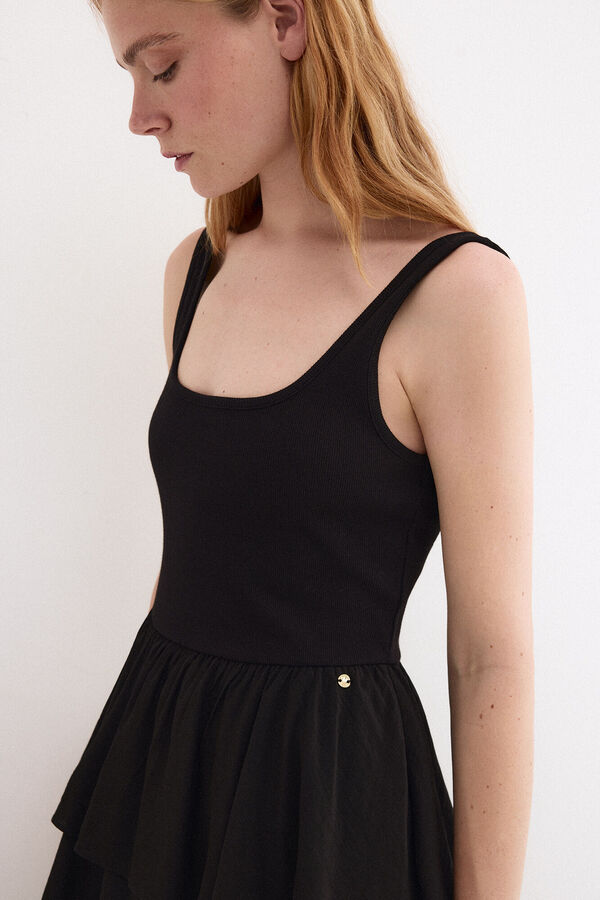 Pedro del Hierro Vestido bailarina Negro