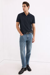 Pedro del Hierro Polo textura Azul
