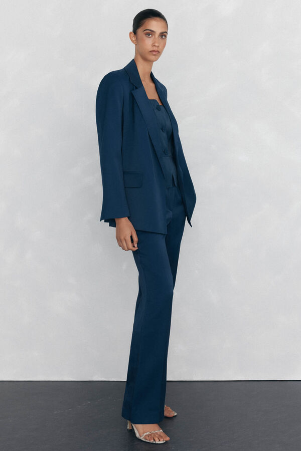 Pedro del Hierro Pantal&oacute;n flare Azul