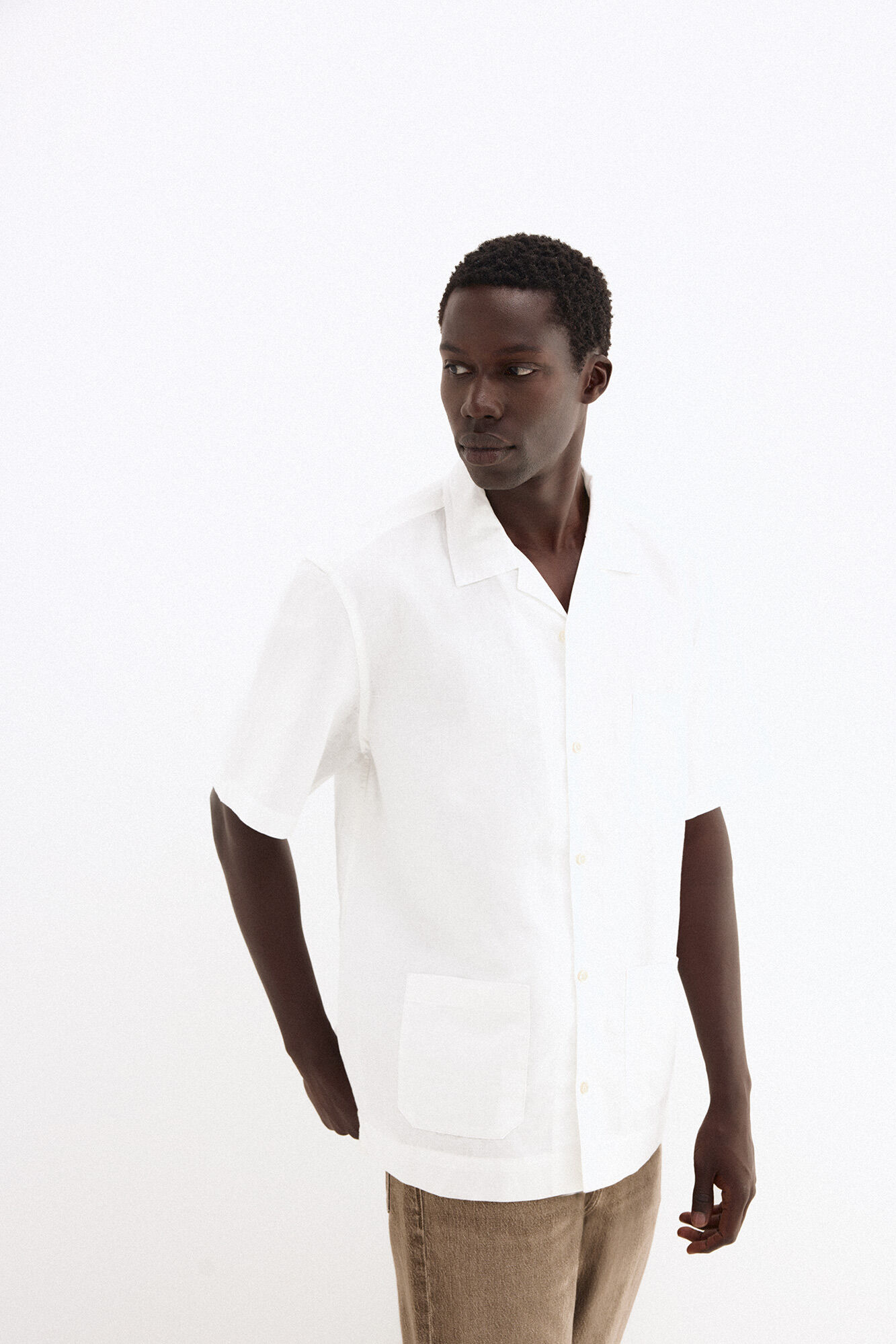 Pedro del Hierro Guayabera lino manga corta