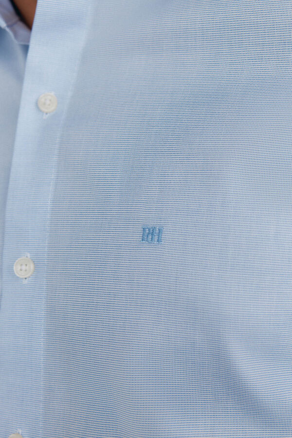 Pedro del Hierro Camisa de vestir con estructura non iron + antimanchas slim fit Azul