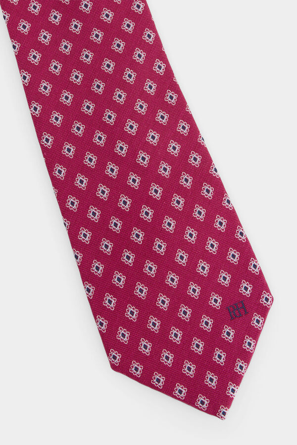 Pedro del Hierro Corbata seda natural Rosa
