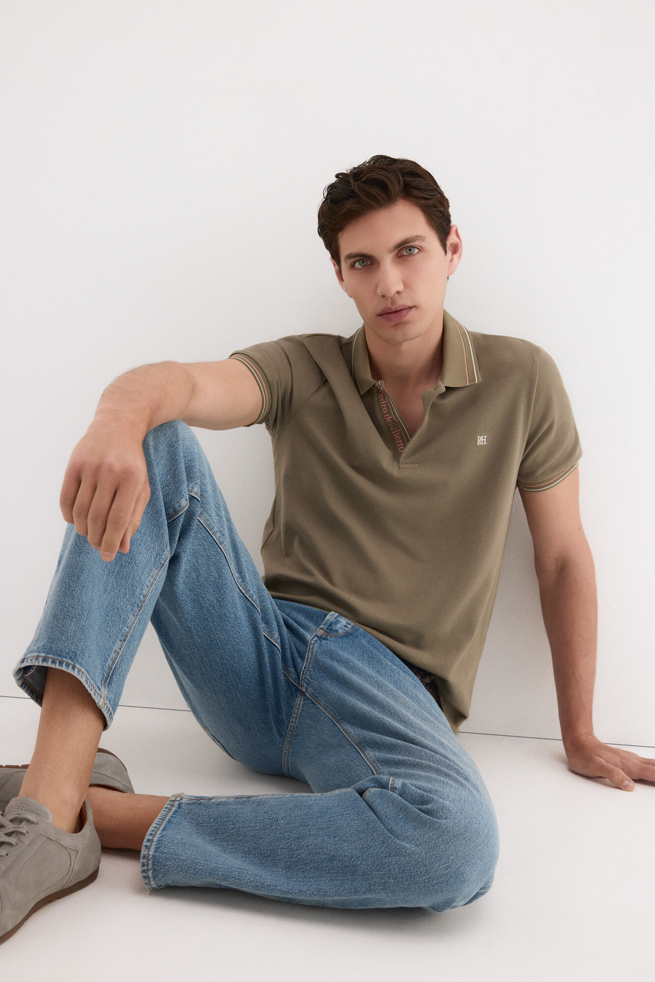 Pedro del Hierro Polo tips jacquard