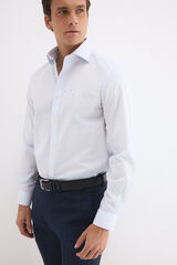 Pedro del Hierro Camisa vestir cuadros non iron + antimanchas Azul