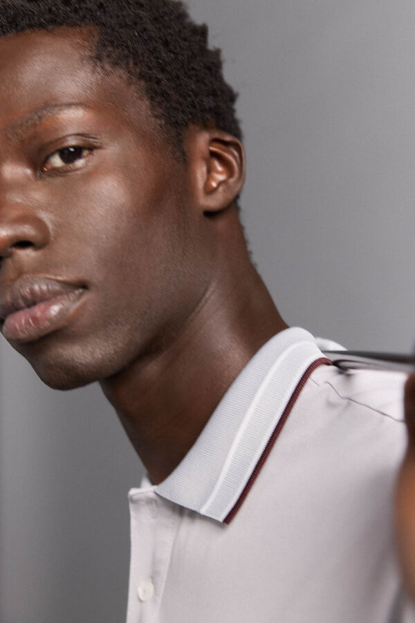 Pedro del Hierro Polo liso golf Gris