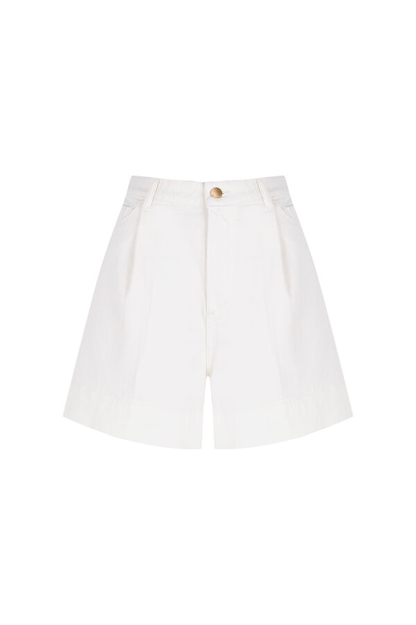 Pedro del Hierro Short de mezclilla Beige