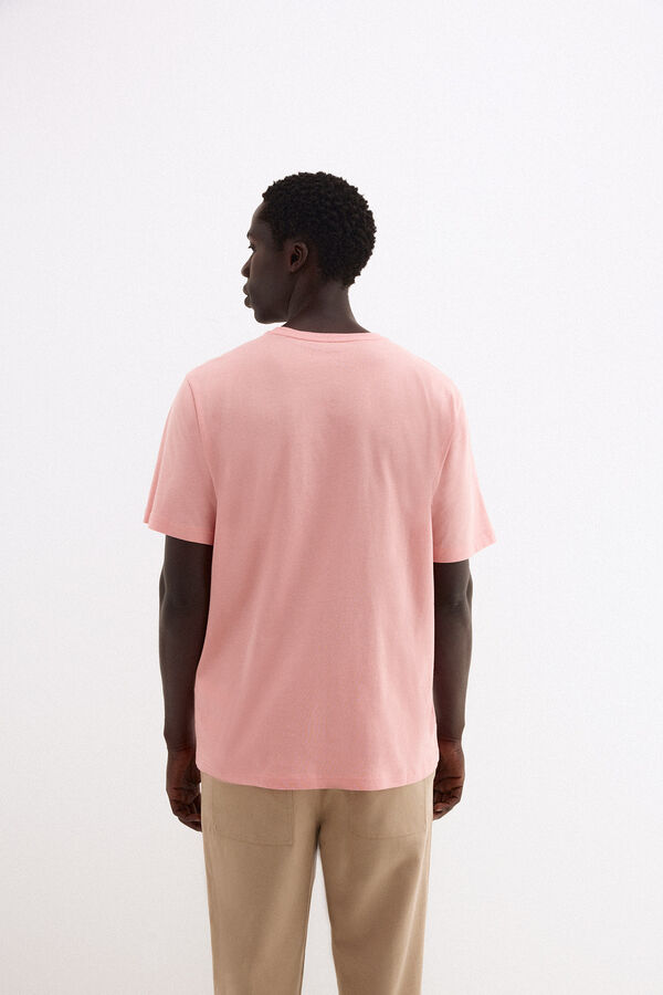 Pedro del Hierro Camiseta estampada logo Coral