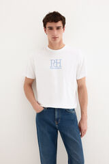 Pedro del Hierro Camiseta logo Blanco