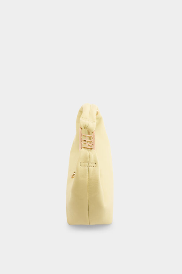 Pedro del Hierro Bolsa de piel media luna Verde