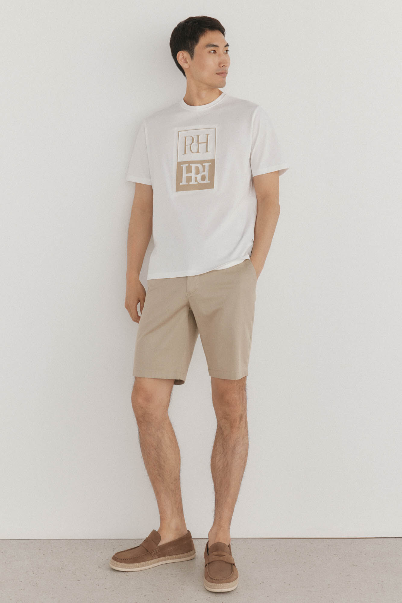Pedro del Hierro Camiseta logo relieve