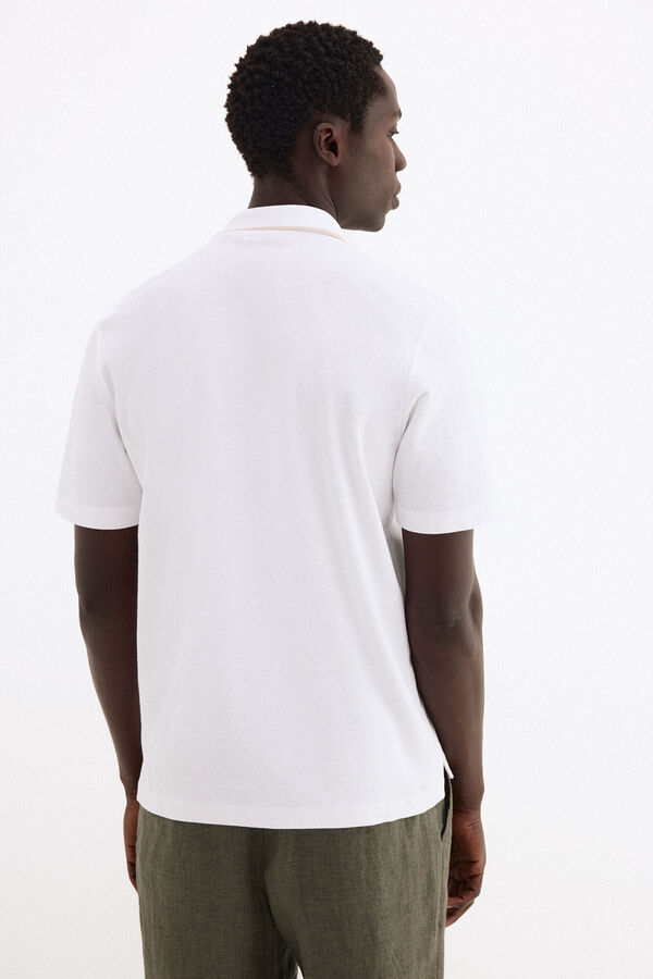 Pedro del Hierro Polo textura Blanco