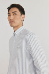 Pedro del Hierro Camisa iconic oxford de rayas Blanco