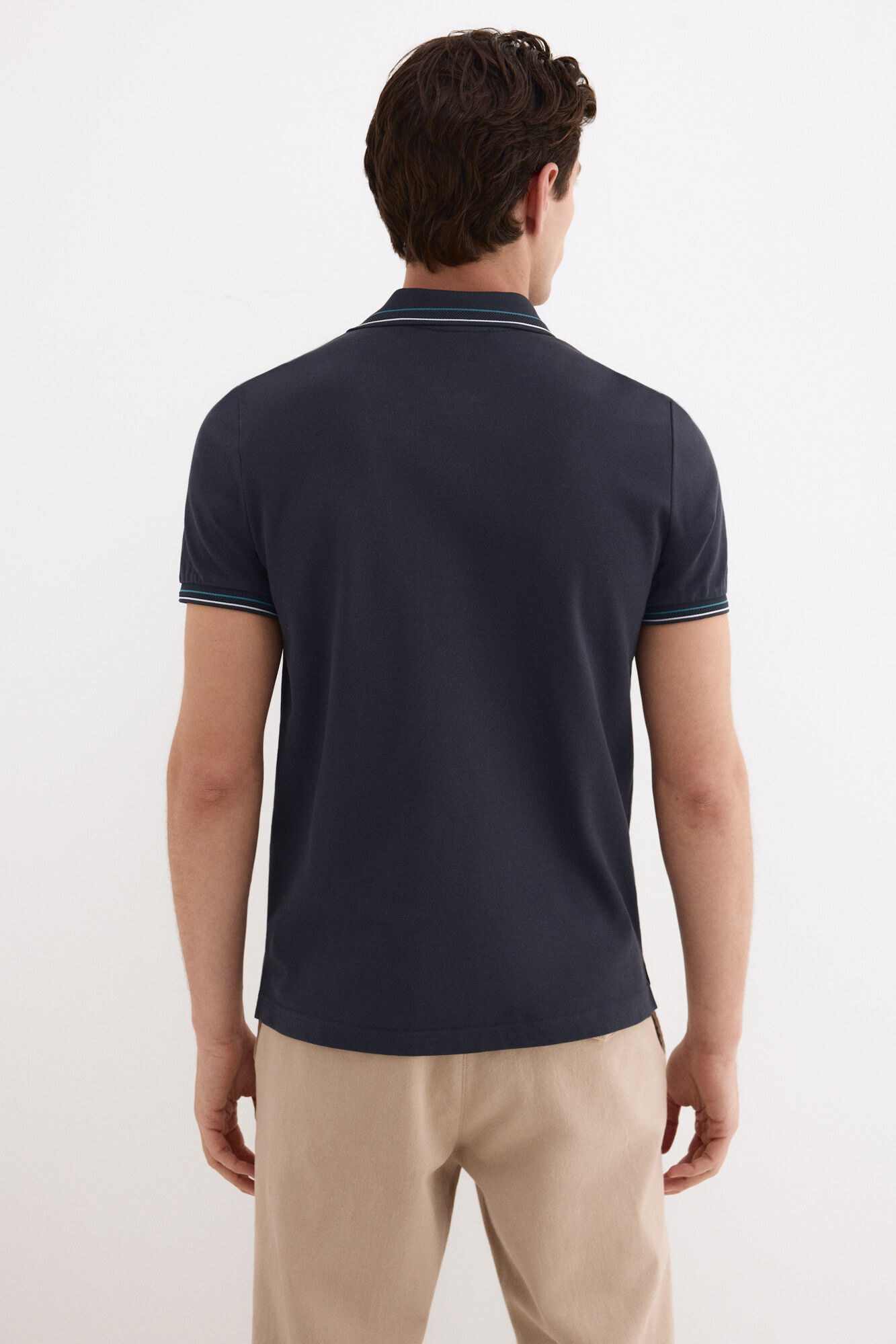 Pedro del Hierro Polo tips jacquard